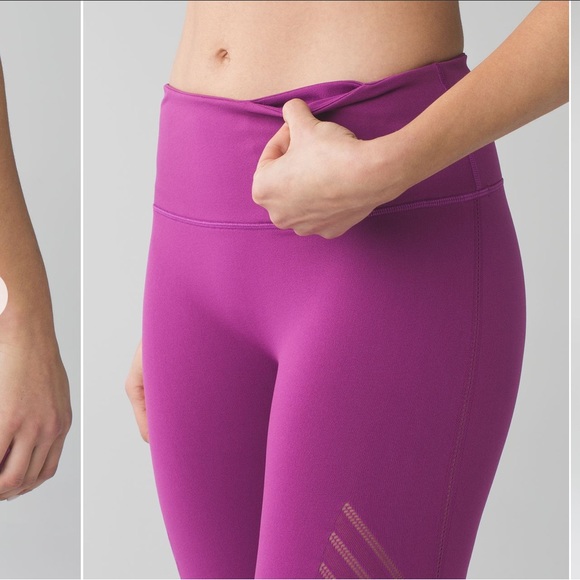 lululemon athletica Pants - Lululemon Enlighten Crop Regal Plum size Medium